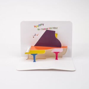 3D pop-up Greeting Card 02 (Piano)