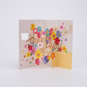 3D pop-up Greeting Card 11 (Wishes for you)