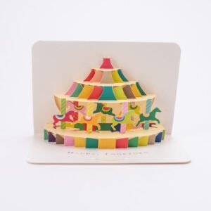 3D pop-up Greeting Card 05 (Marry Go Round)